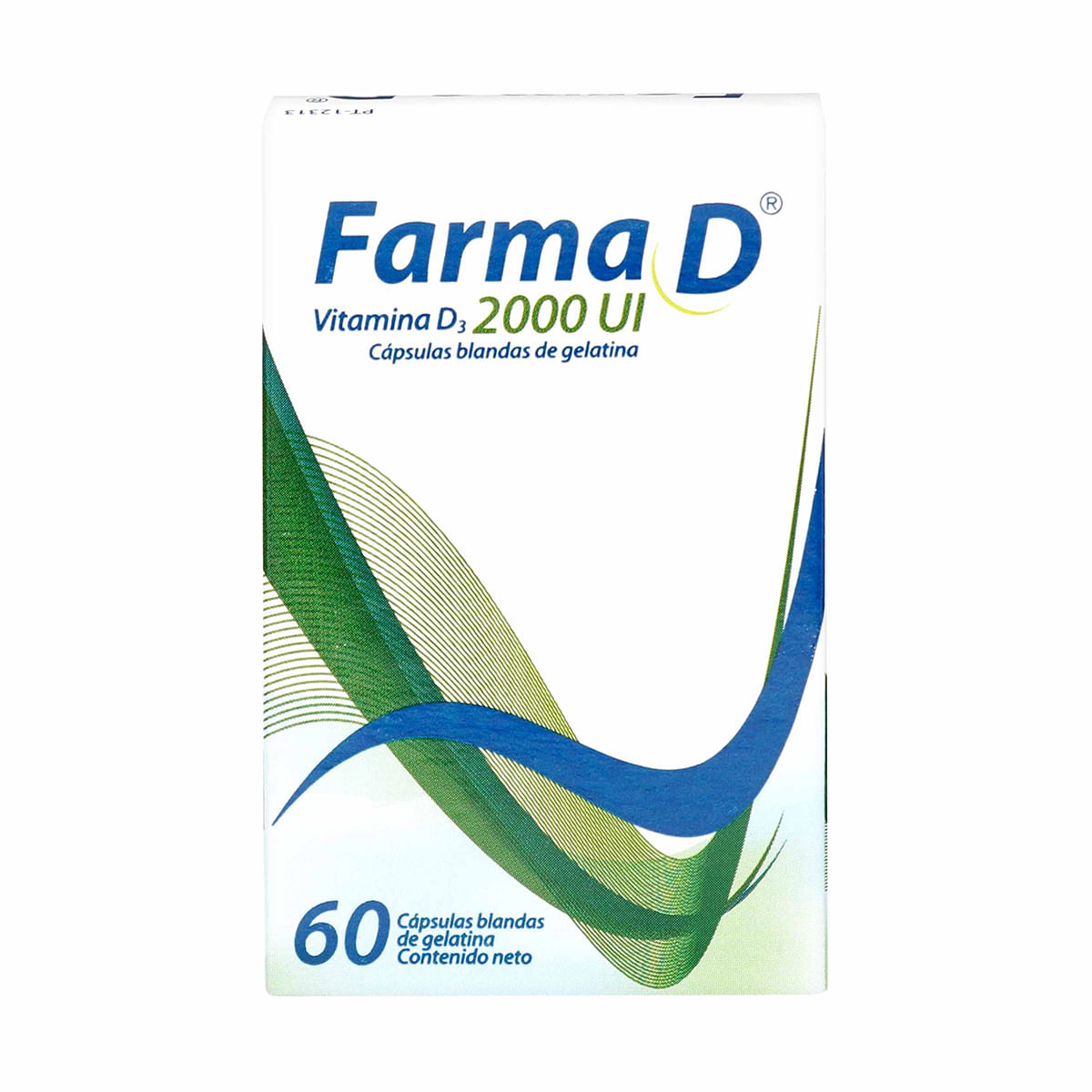 Farma D Vitamina D3 2000 Ui Caja X 60 Cápsulas Blandas.