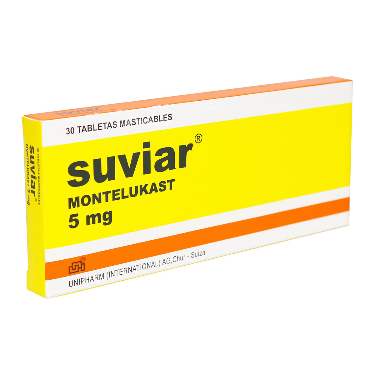 Suviar 5 Mg Unipharm Caja X 30 Tabletas Masticables.