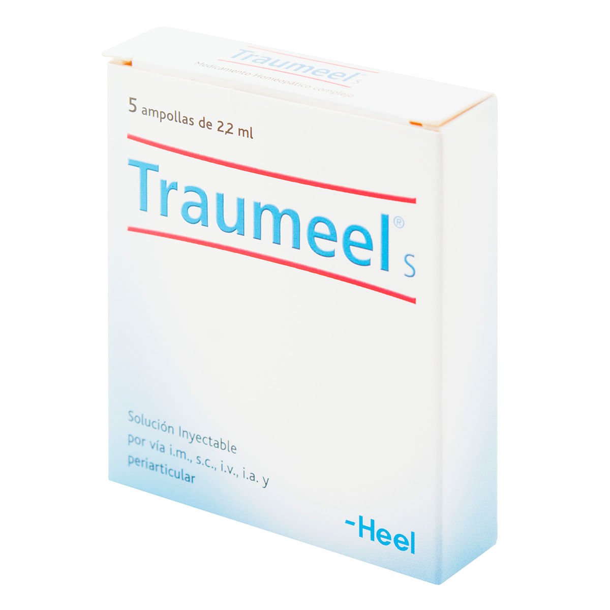 Solución Inyectable Traumeel 2.2 Ml Heel Caja X 5 Ampollas.