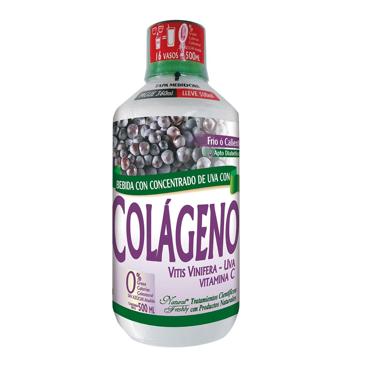 Bebida Concentrada Colágeno Natural Freshly Frasco x 500 mL Pague 360 Lleve 500 mL