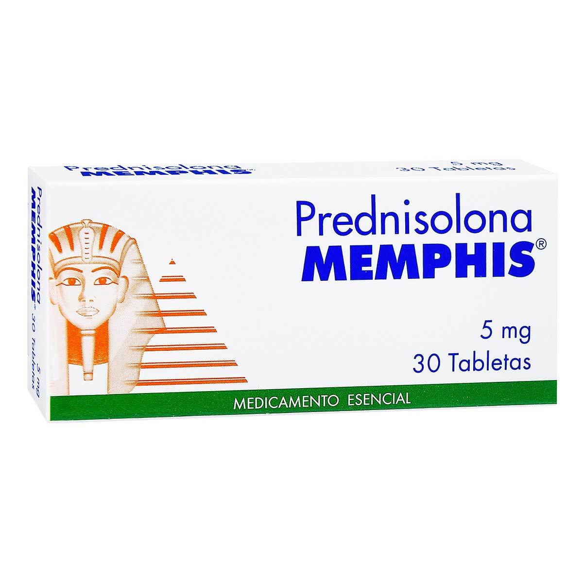 Prednisolona 5 Mg Memphis Caja X 30 Tabletas.