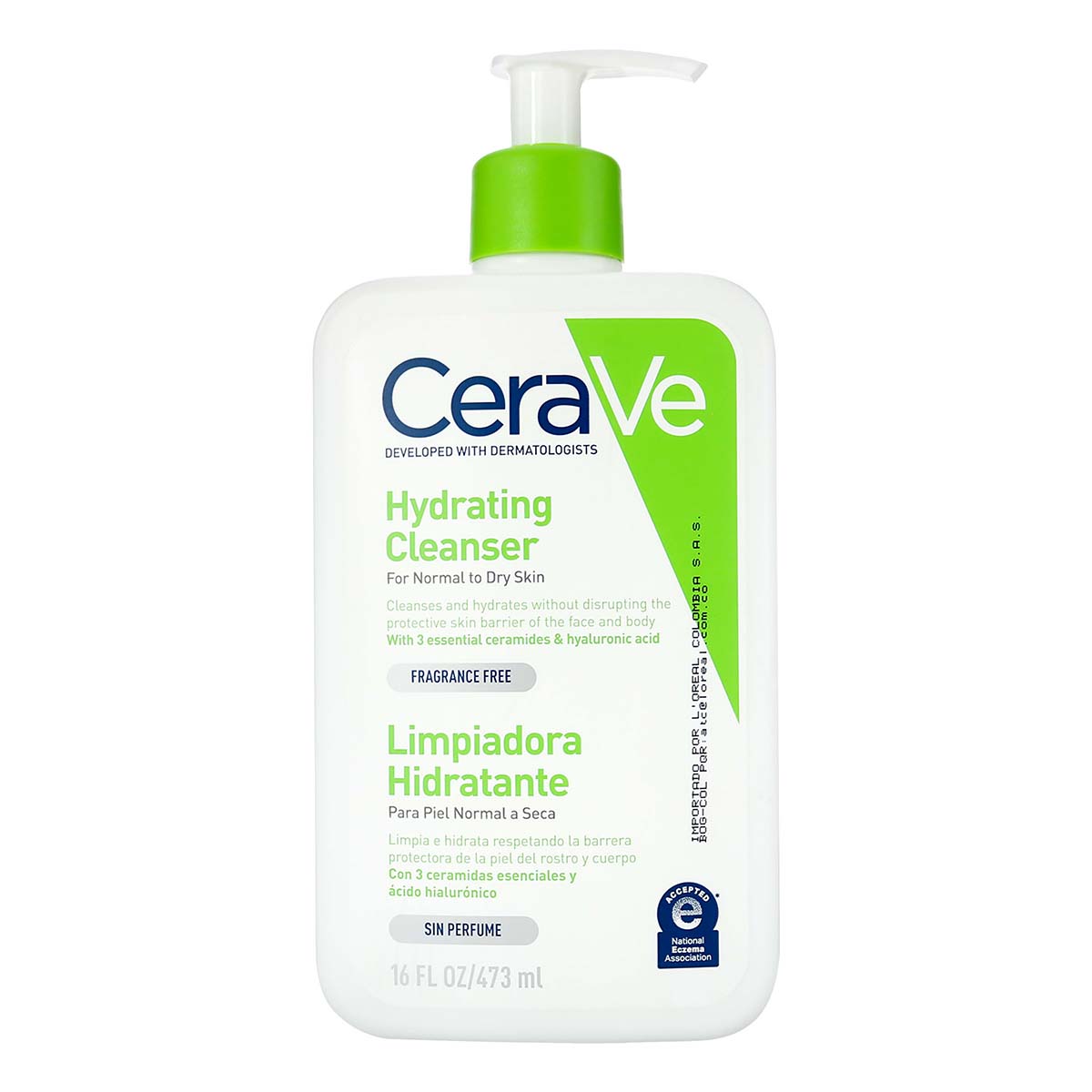 Limpiadora Hidratante Cerave Frasco x 473 mL