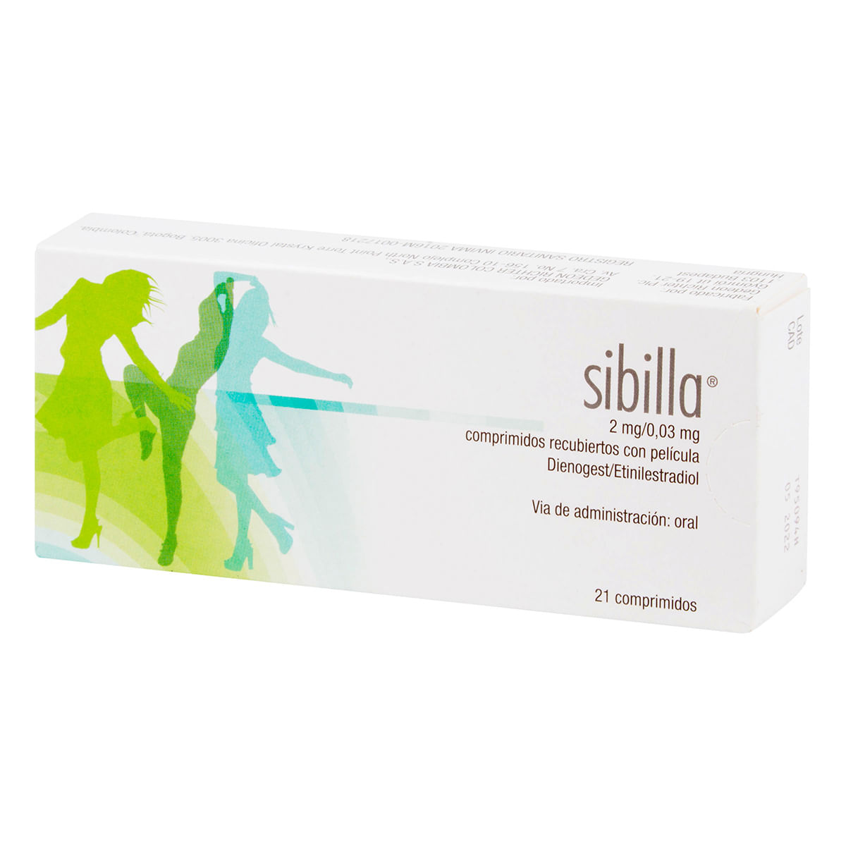 Sibila 2 Mg/0.03 Mg Gedeon Richter Caja X 21 Comprimidos.