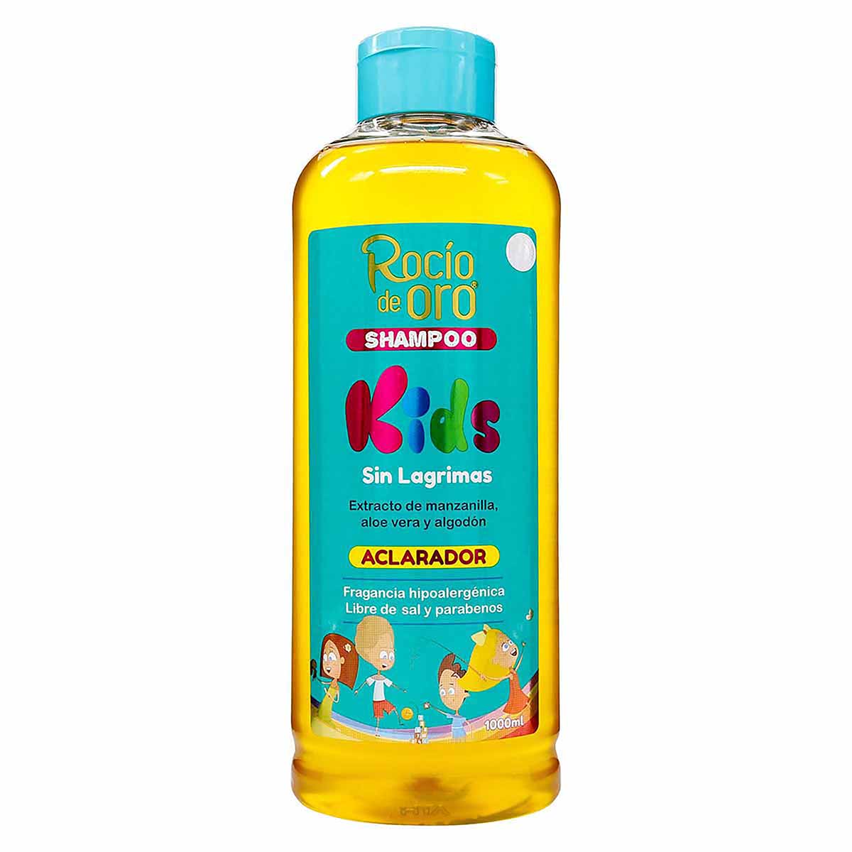 Shampoo Aclarador Roció de Oro Kids René Chardon Frasco x 1000 mL