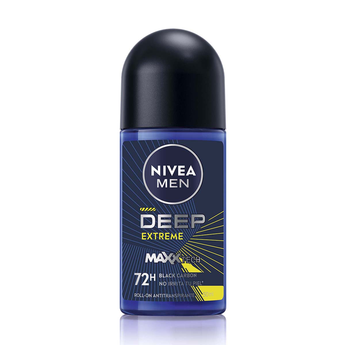 Antitranspirante en Roll-On Nivea Men Deep Extreme MaxxTech Frasco x 50 mL