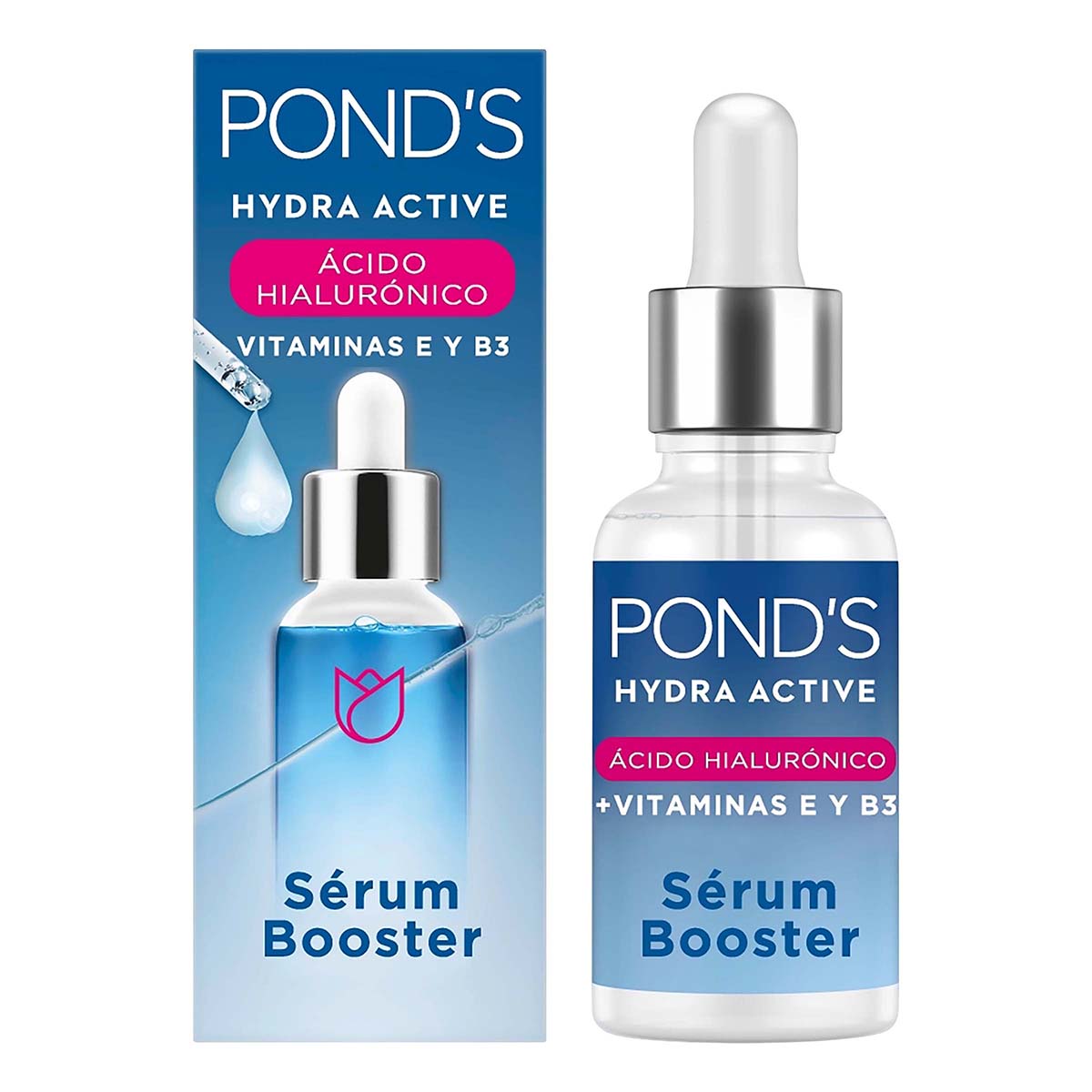 Sérum Booster Ponds Hydra Active Ácido Hialuronico Frasco x 30 g