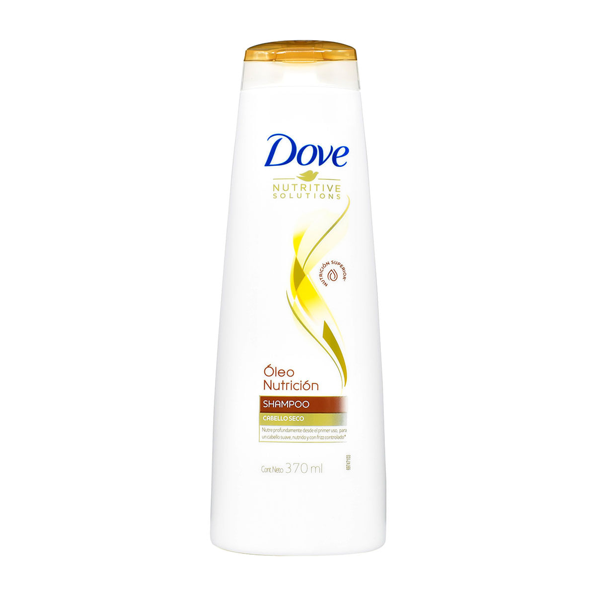 Shampoo Dove Óleo Nutrición Cabello Seco Frasco x 370 mL