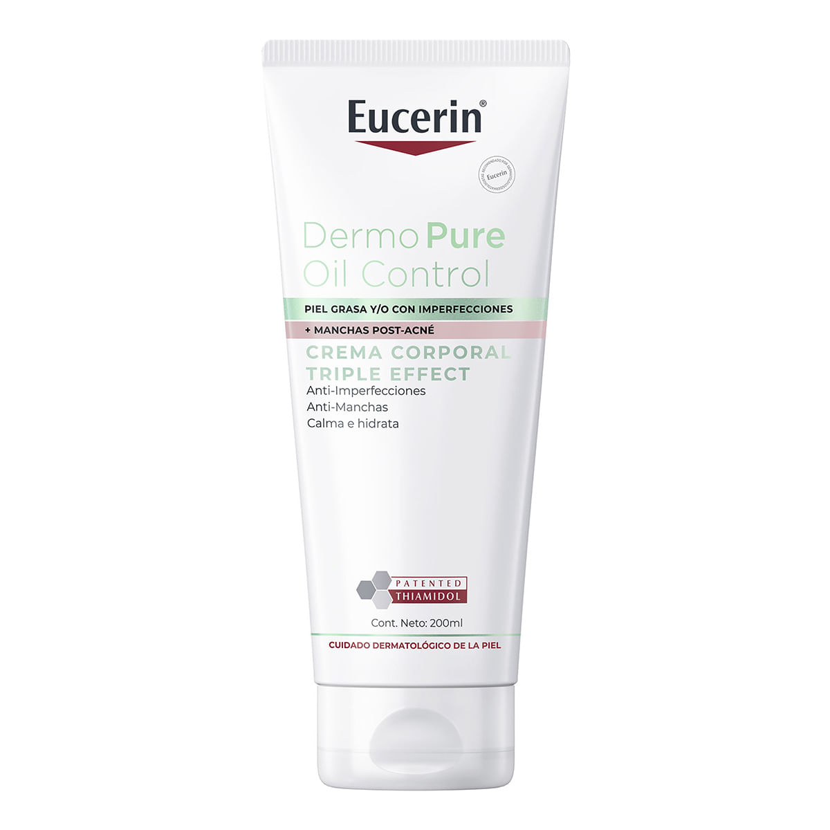 Crema Corporal Eucerin Dermo Pure Oil Control Tubo x 200 mL