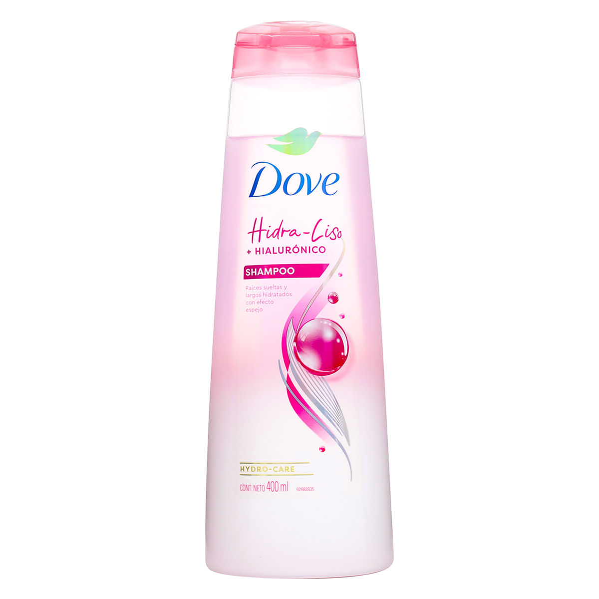 Shampoo Dove Hidra-Liso + Hialurónico Frasco x 400 mL