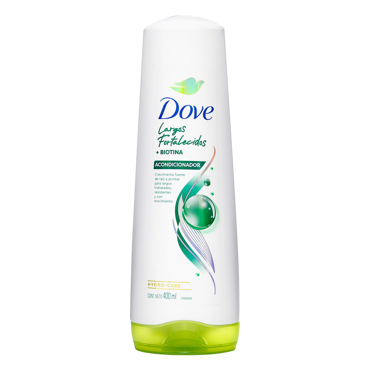 Acondicionador Dove largos fortalecidos + Biotina Frasco x 400 mL