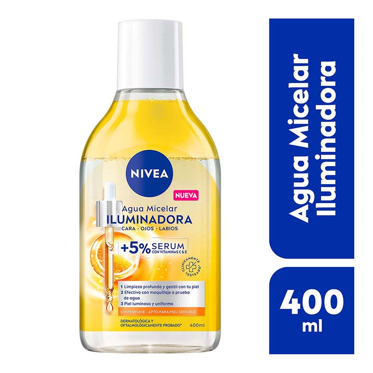 Agua Micelar Iluminadora Nivea Frasco x 400 mL