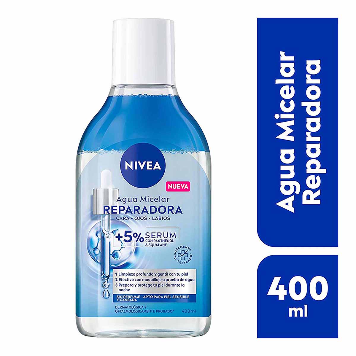 Agua Micelar Reparadora Nivea Frasco x 400 mL