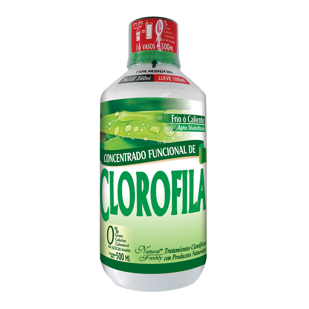 Bebida Natural Freshly Clorofila Frasco Pague 360 mL Lleve 500 mL