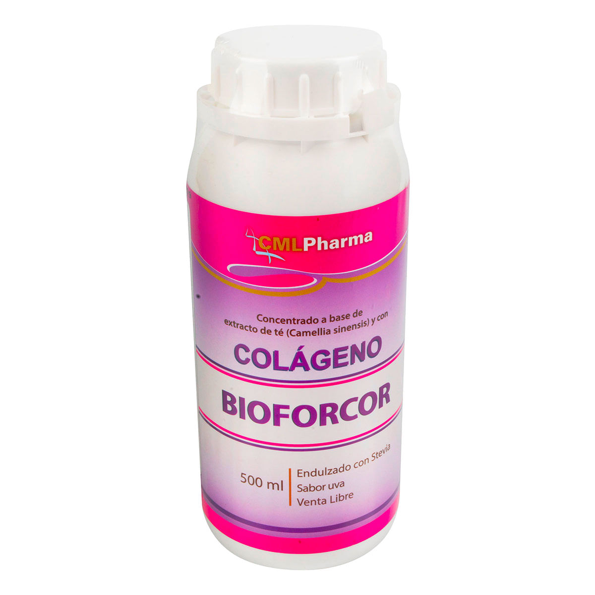 Colágeno Bioforcor CmL Pharma Uva Frasco x 500 mL