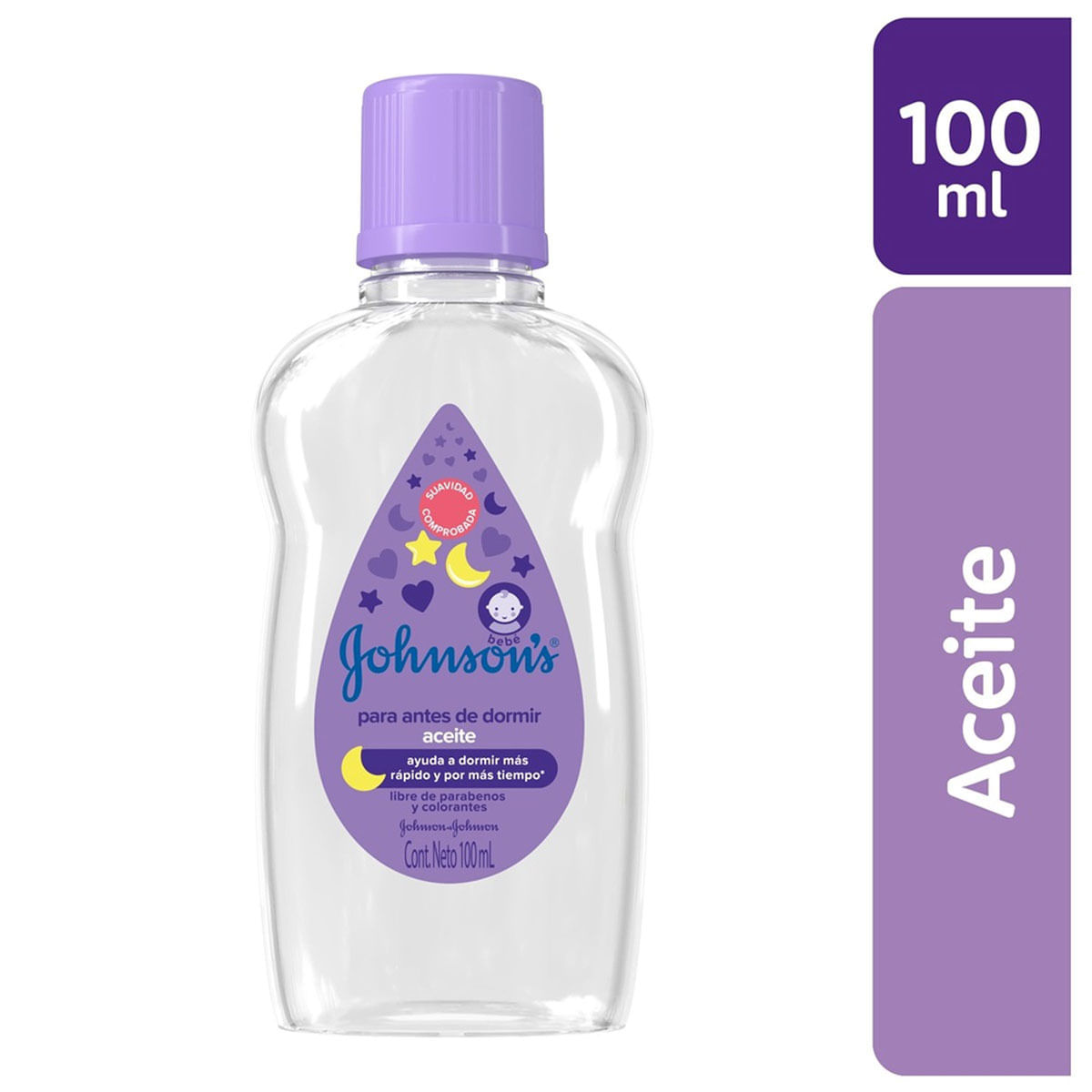 Aceite Corporal Johnsons Baby Antes de Dormir Frasco x 100 mL