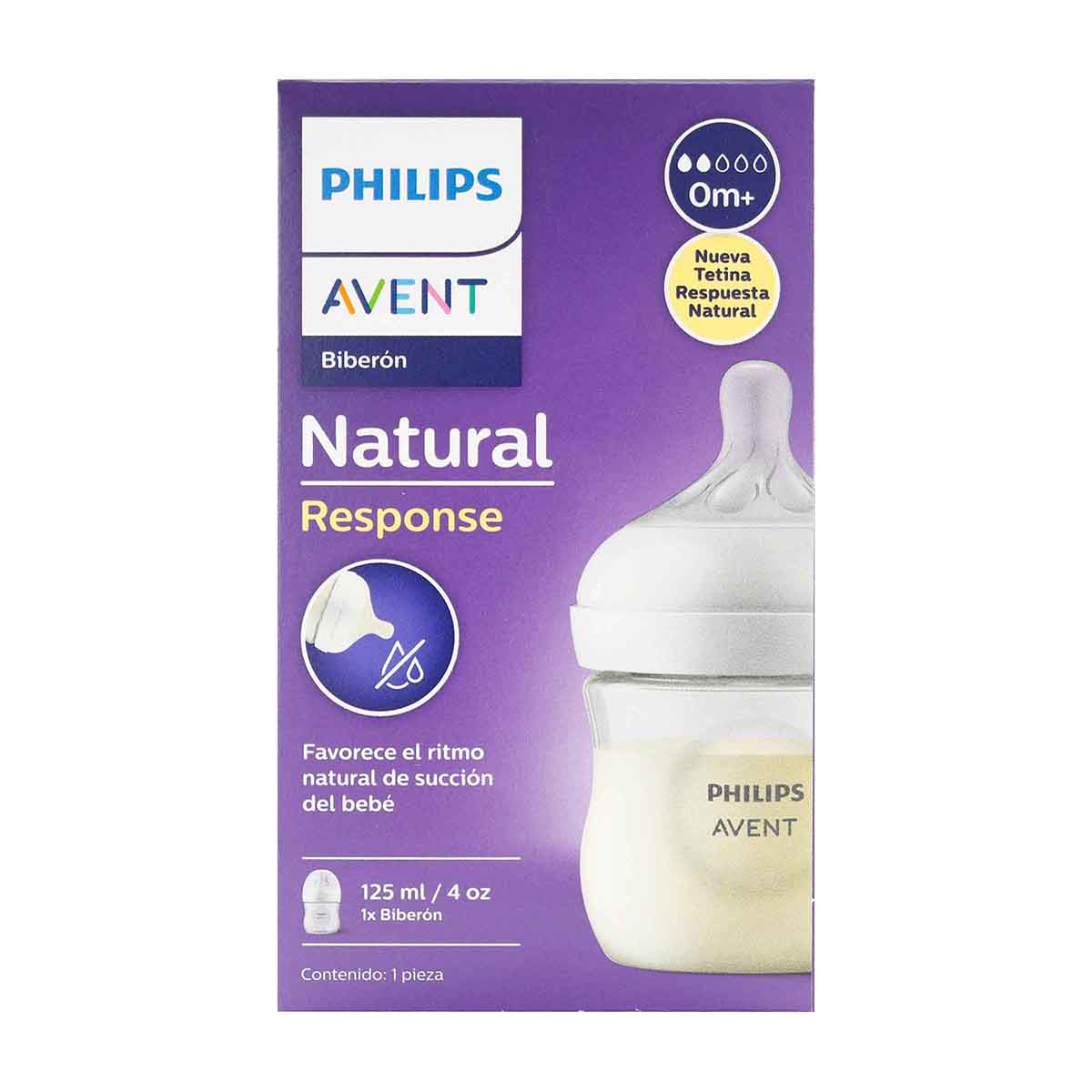 Biberón Natural Phillips Avent Frasco x 4 Onzas
