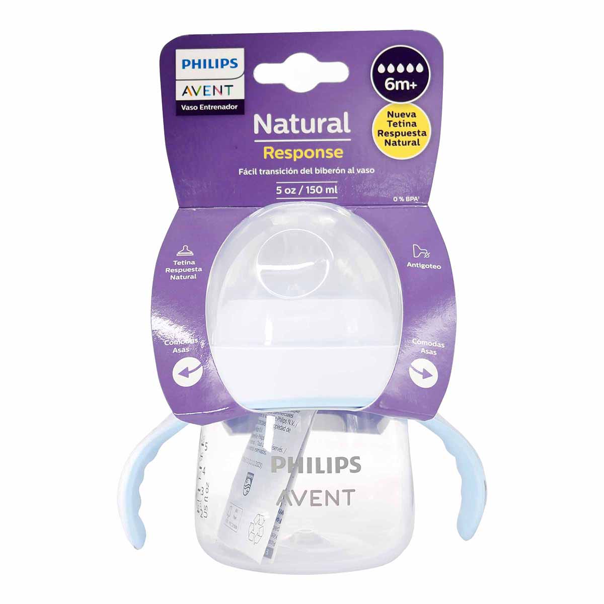 Vaso Entrenador Natural Phillips Avent Frasco x 150 mL