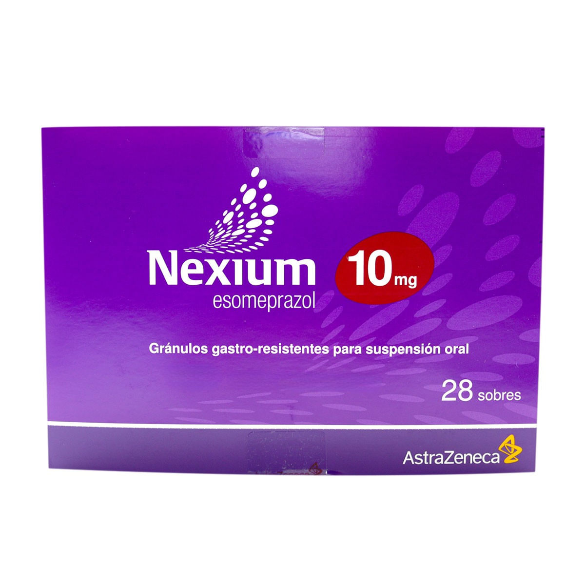 Suspensión Oral Nexium 10 Mg Astra Zeneca Caja X 28 Sobres.