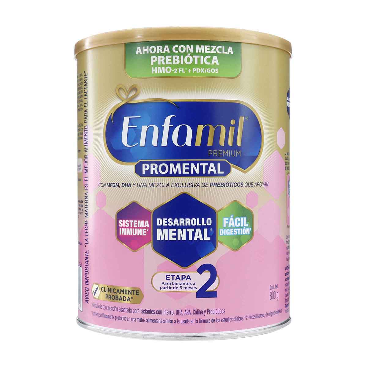 Fórmula infantil Enfamil Premium 2-6 Meses Polvo Tarro x 800 g