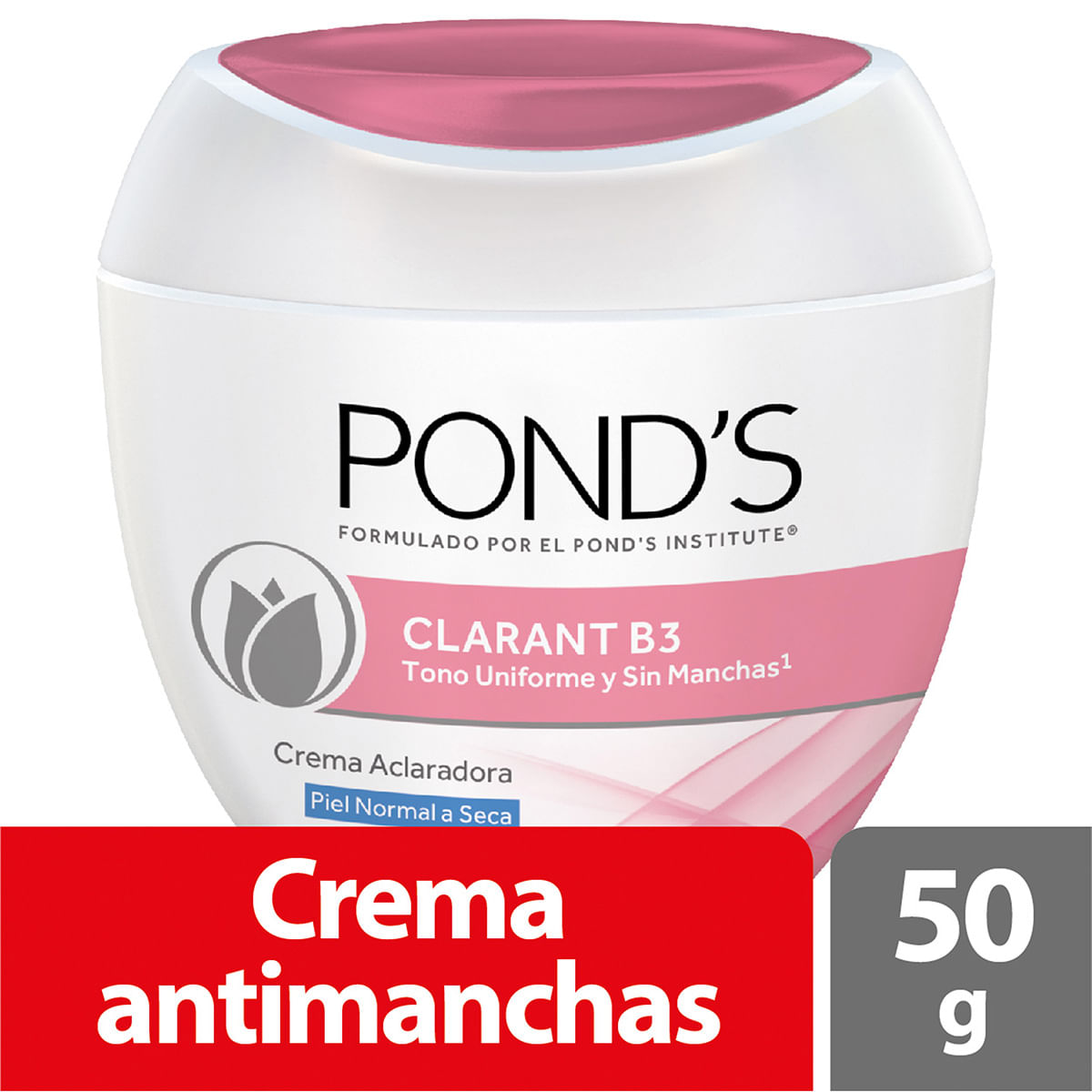 Crema Facial Ponds Clarant B3 Piel Normal A Seca Frasco x 50 g