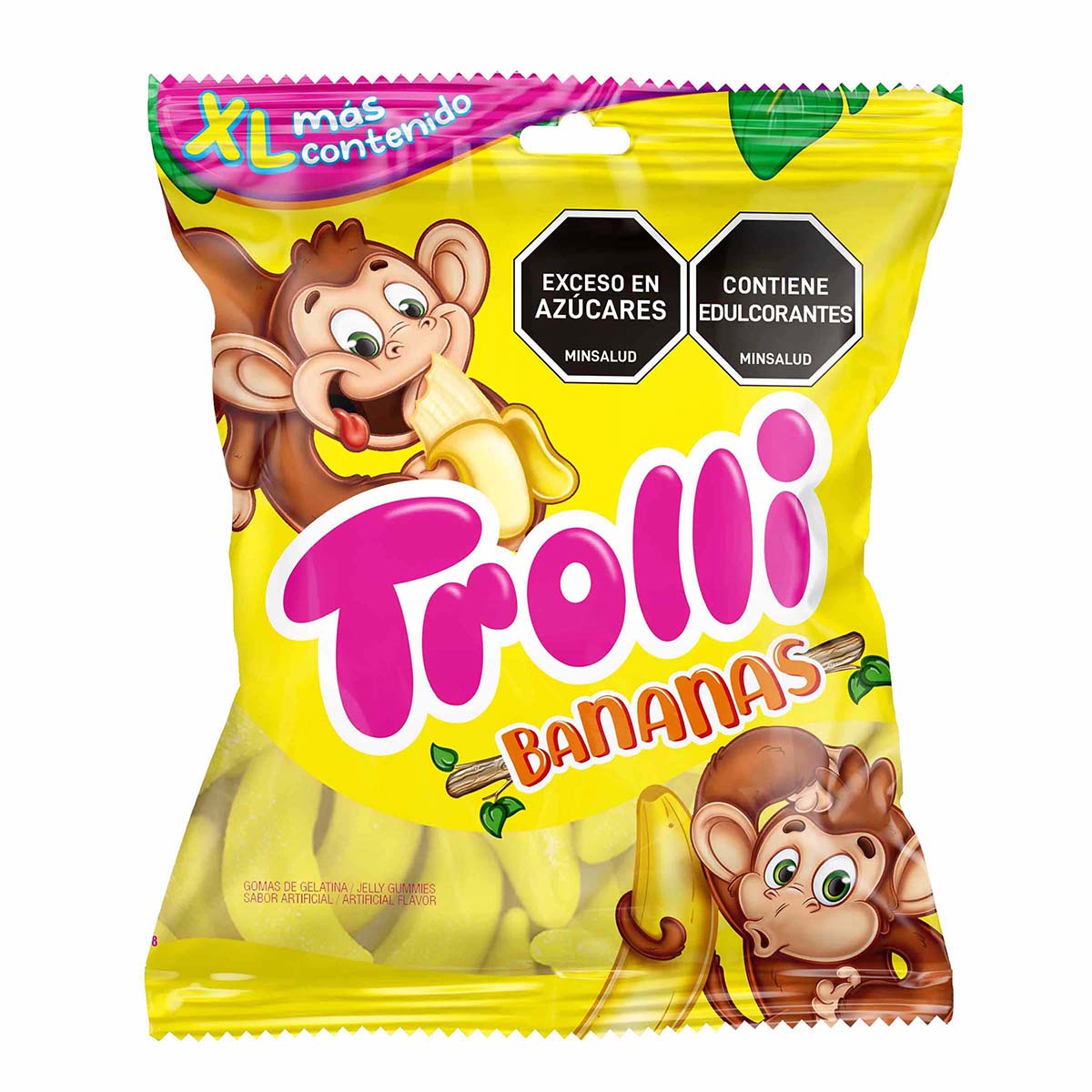 Gomas Bananas Trolli Paquete x 70 g