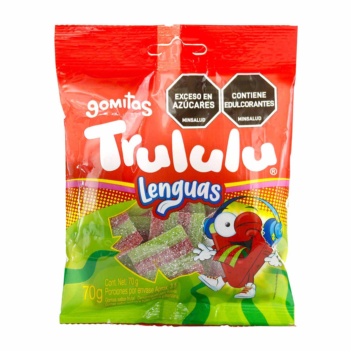 Gomitas Trululu Lenguas Paquete x 70 g
