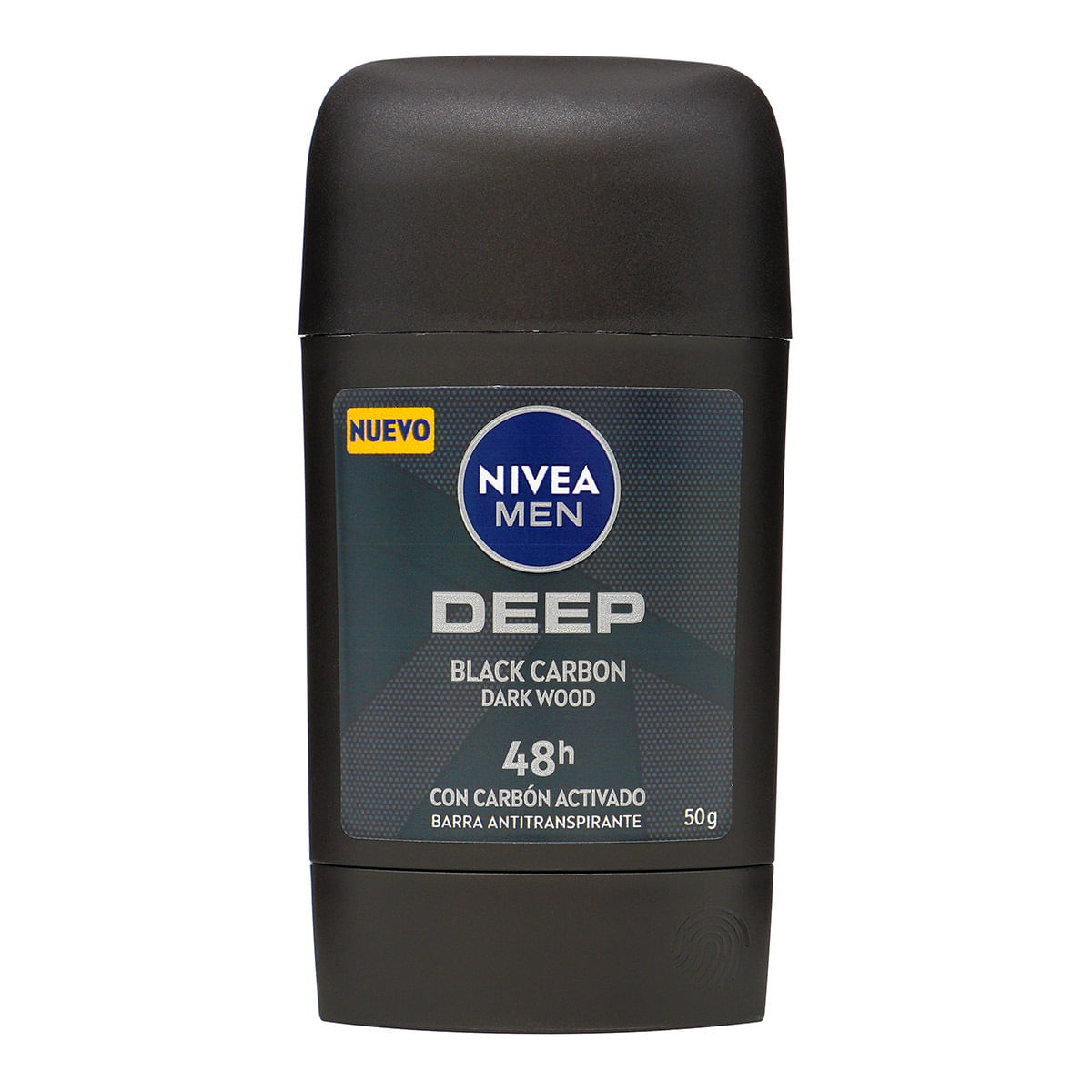 Desodorante en Barra Deep Black Carbon Nivea Frasco x 50 g