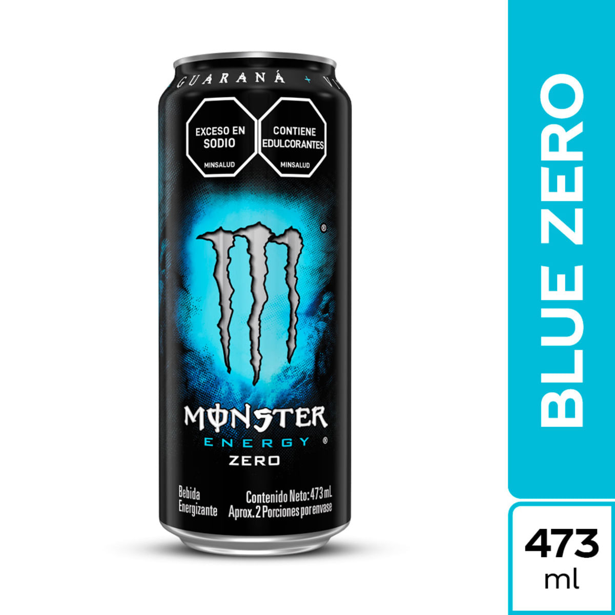 Bebida energizante Monster energy Zero Lata x 473 mL