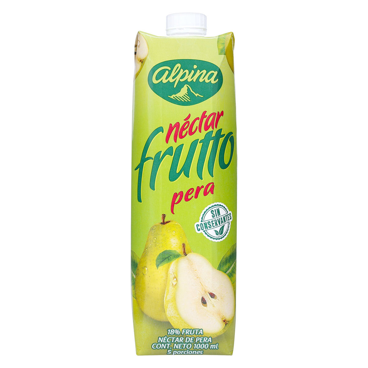 Jugo Néctar Alpina Frutto Pera Caja x 1000 mL