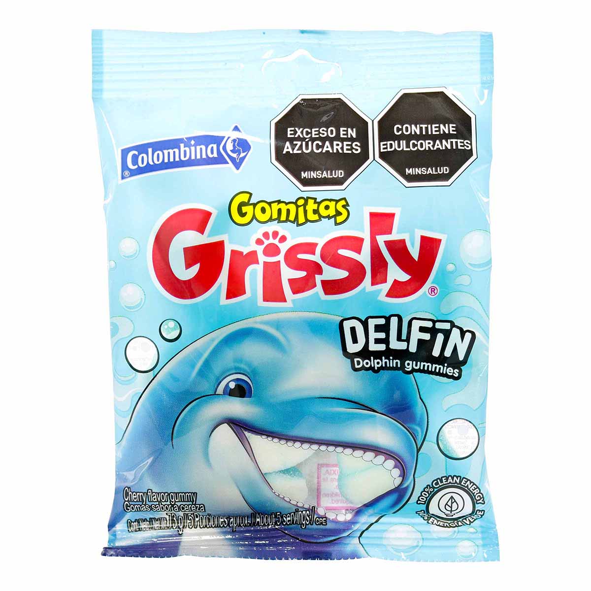 Gomitas Grissly Delfín Colombina Paquete x 73 g