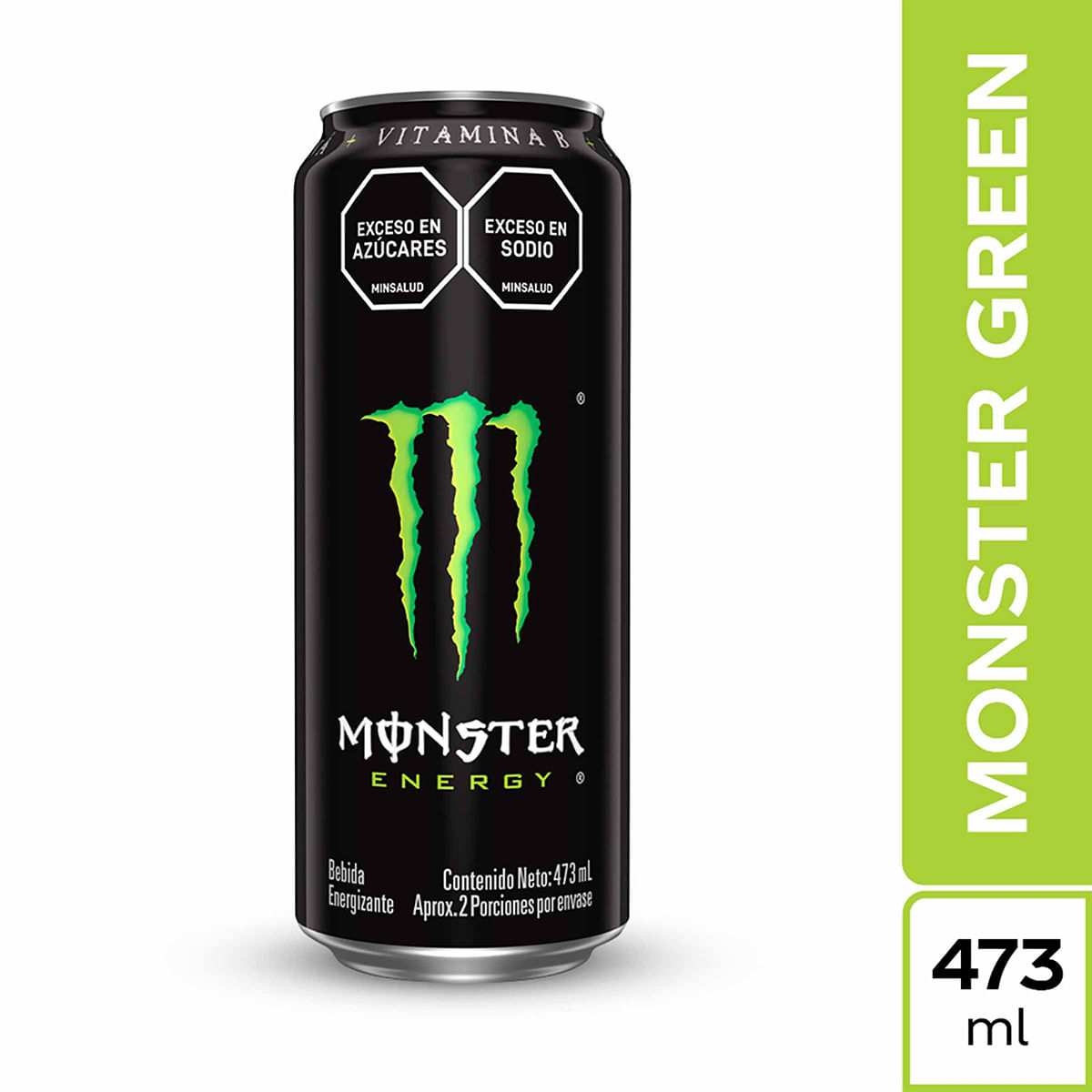 Bebida energizante Monster energy Lata x 473 mL