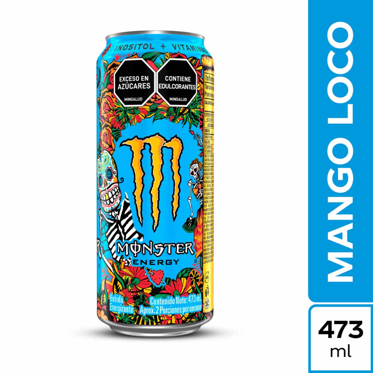 Bebida energizante Monster energy Mango Loco Lata x 473 mL
