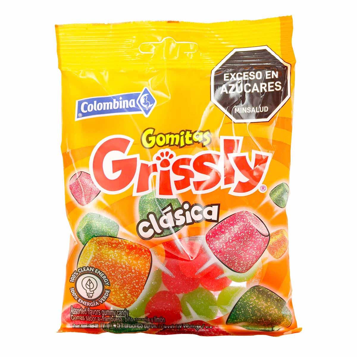 Gomitas Grissly Clásica Colombina Paquete x 72 g