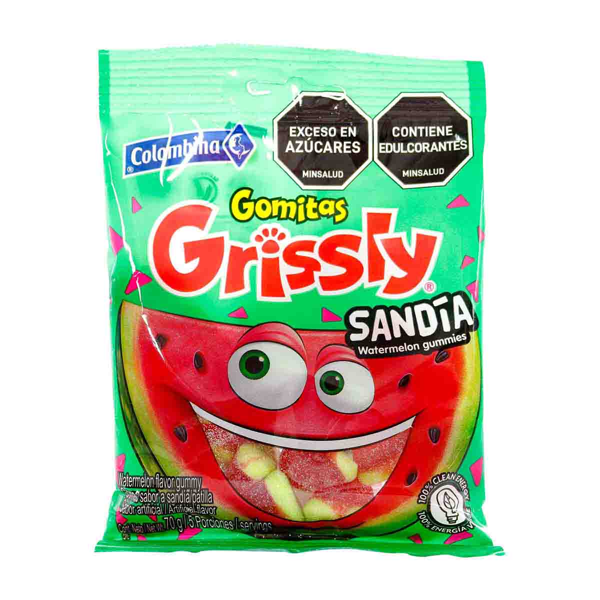 Gomitas Grissly Sandia Colombina Paquete x 70 g