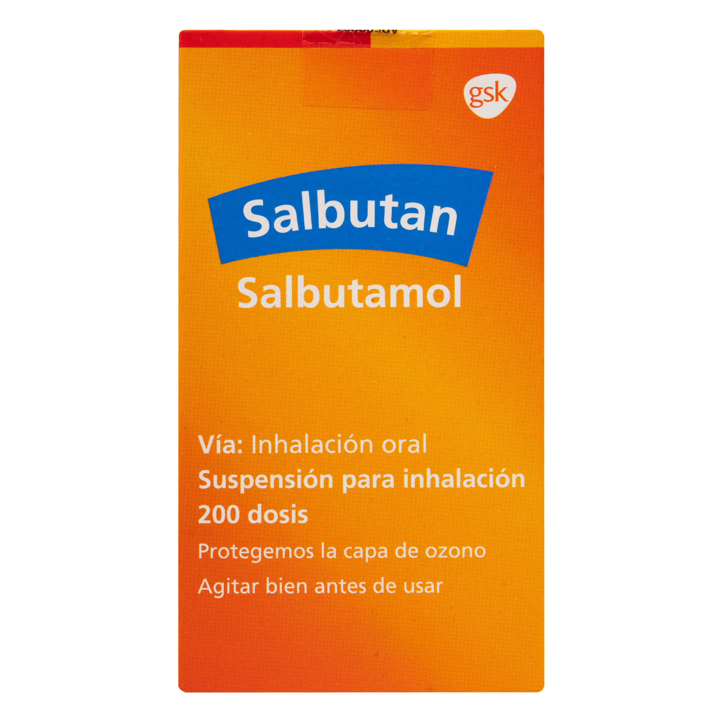 Inhalador Salbutan Gsk Caja X 200 Dosis.