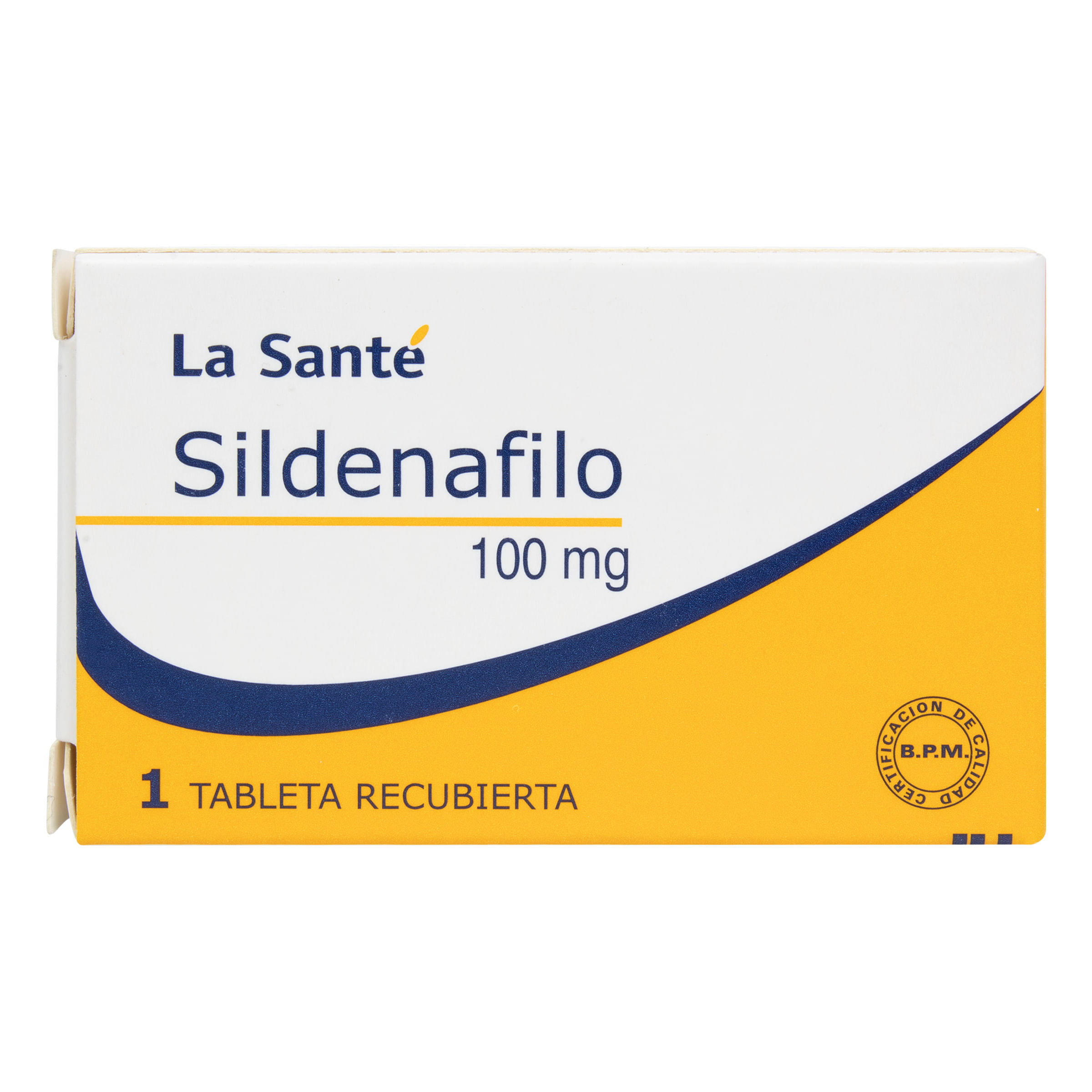 Sildenafilo 100 Mg La Santé Caja X 1 Tableta Recubierta.