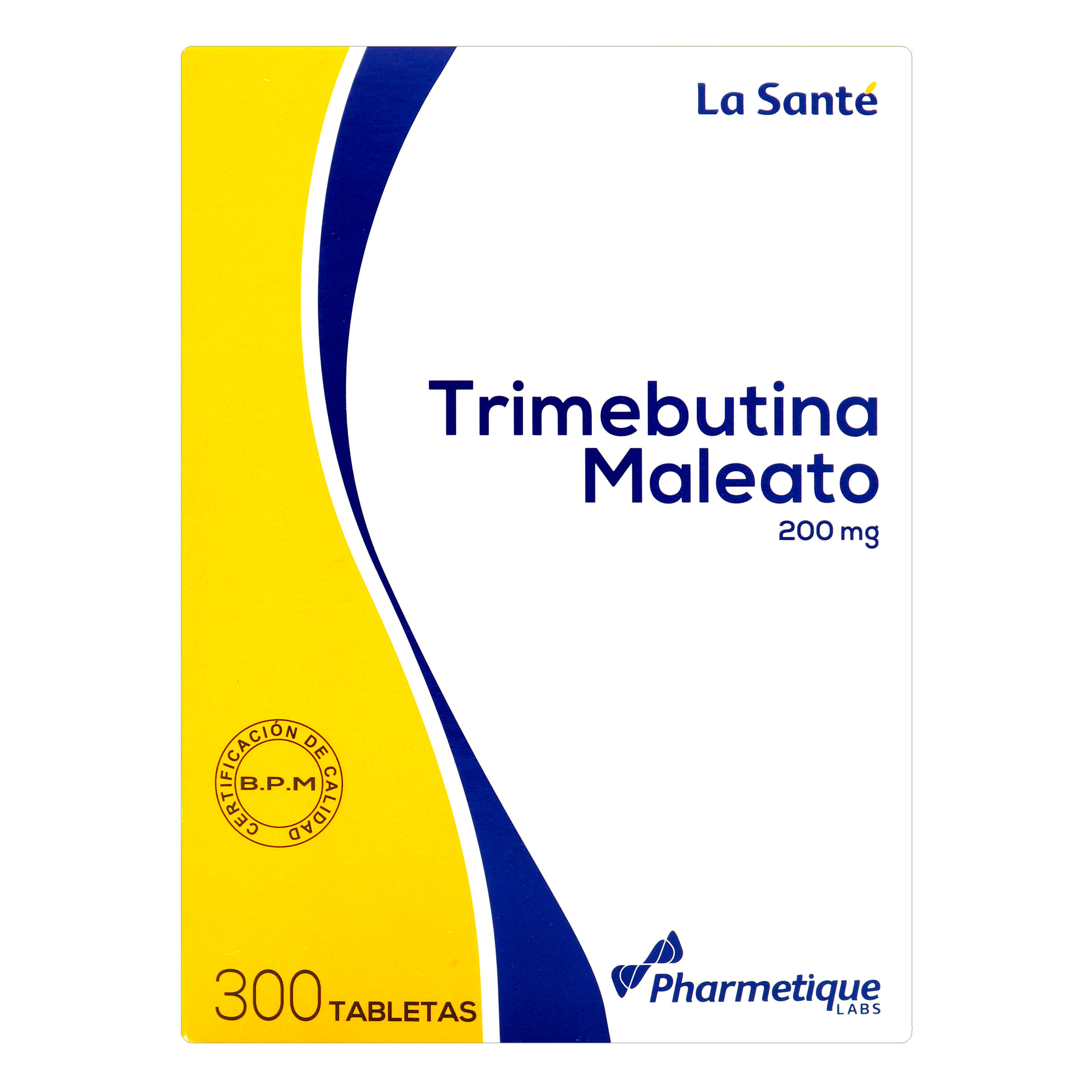 Trimebutina Maleato 200 Mg La Santé X 300 Tabletas.