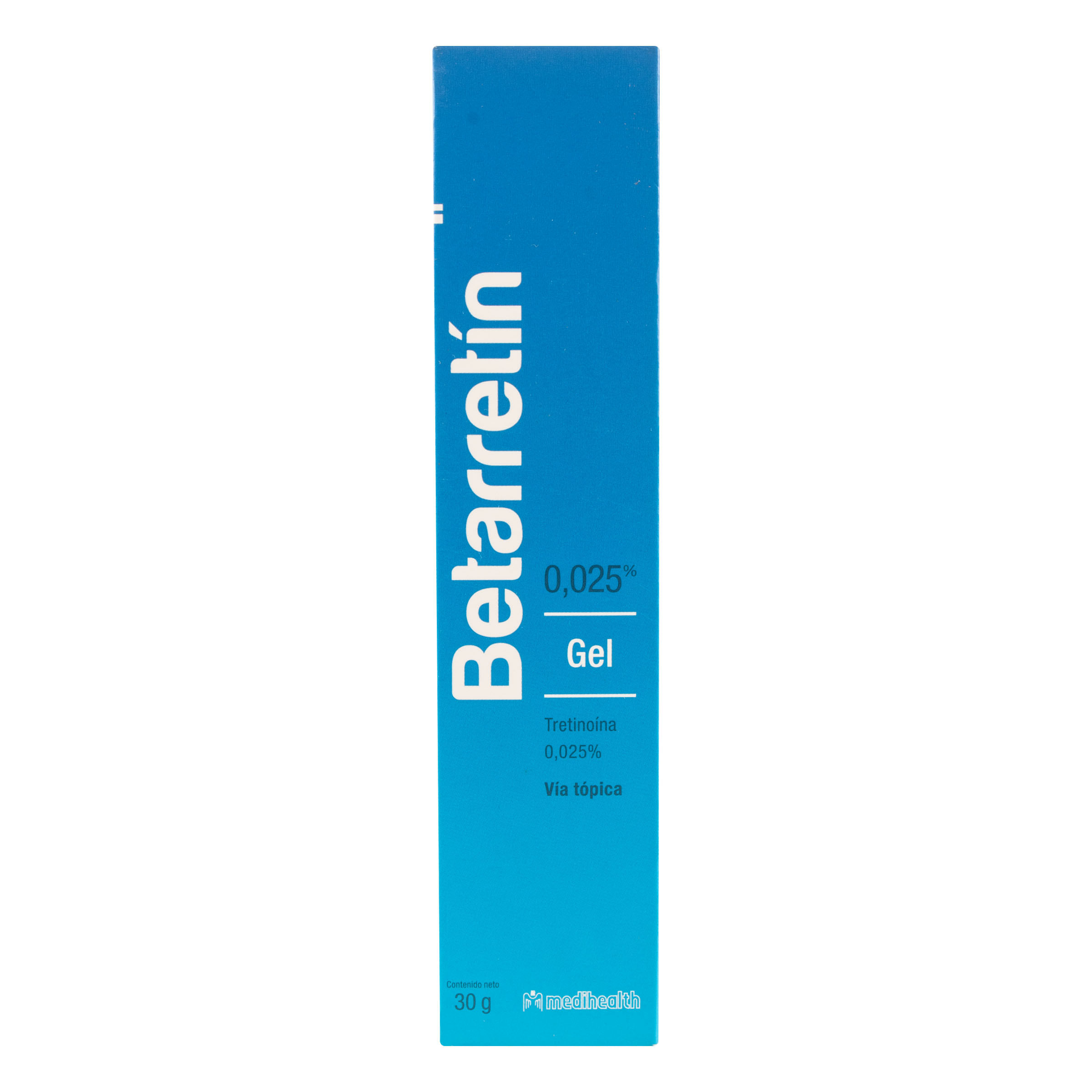 Gel Tópico Betarretín 0.025% Medihealth Tubo X 30 G.