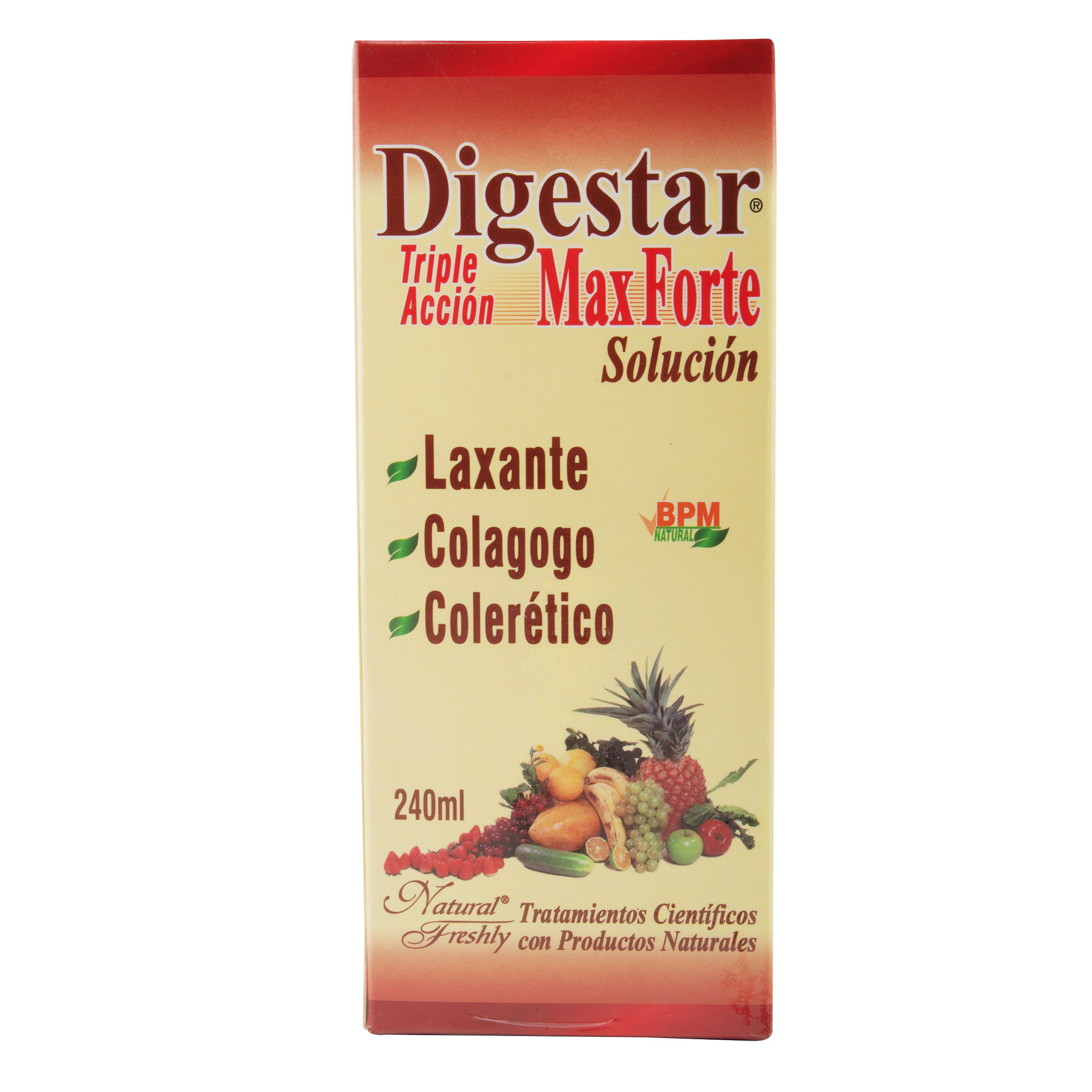 Solución Digestar Max Forte Triple Acción Natural Freshly Frasco X 240 Ml.