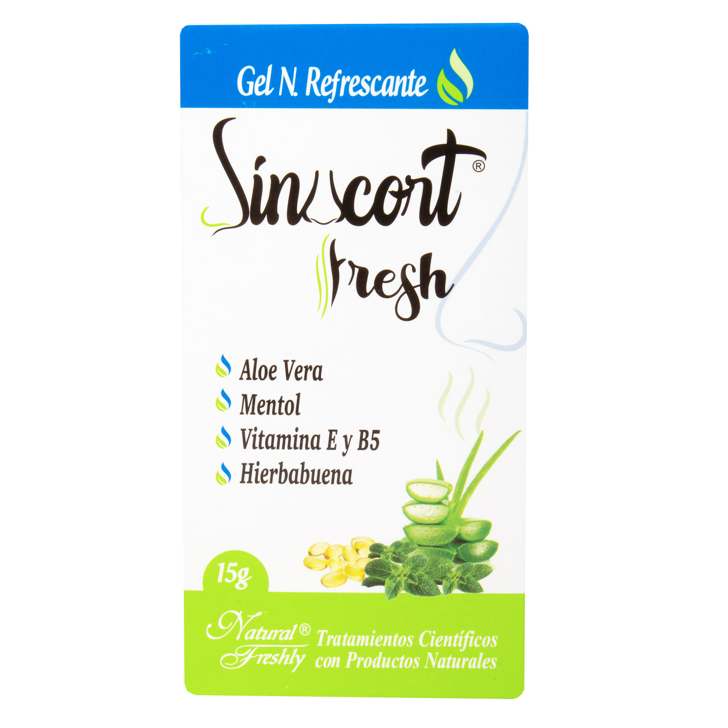 Gel Nasal Sinucort Fresh Natural Freshly Tubo X 15 G.