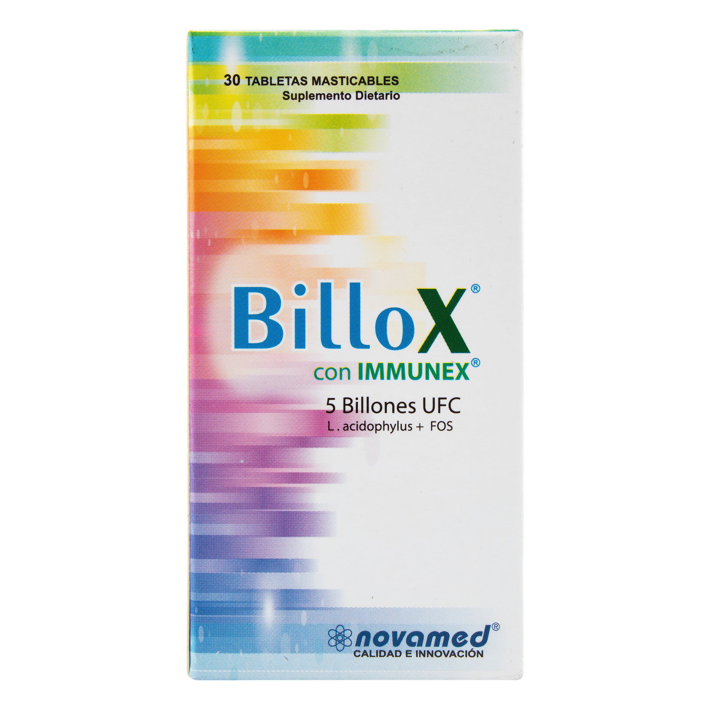 Suplemento Dietario Billox Novamed Frasco X 30 Tabletas Masticables.