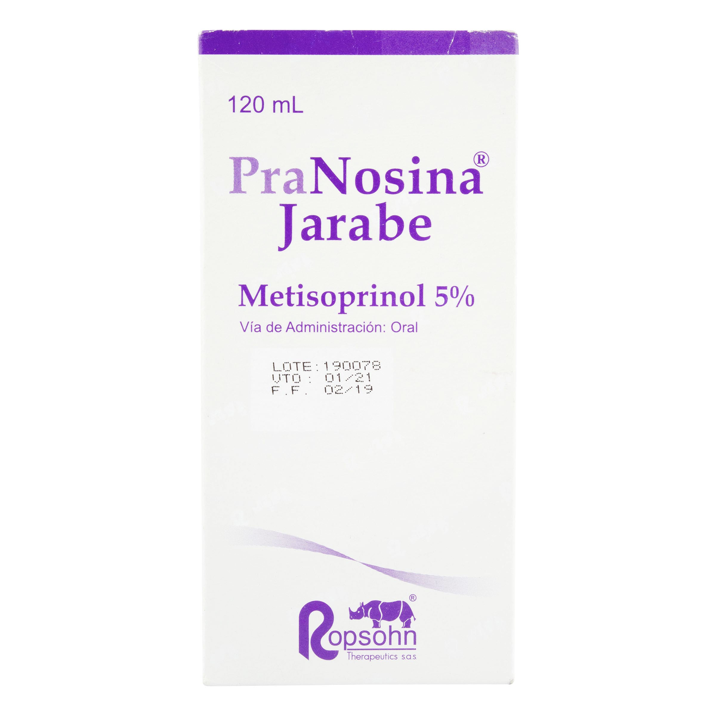 Jarabe Pranosina 5% Ropsohn Frasco X 120 Ml.