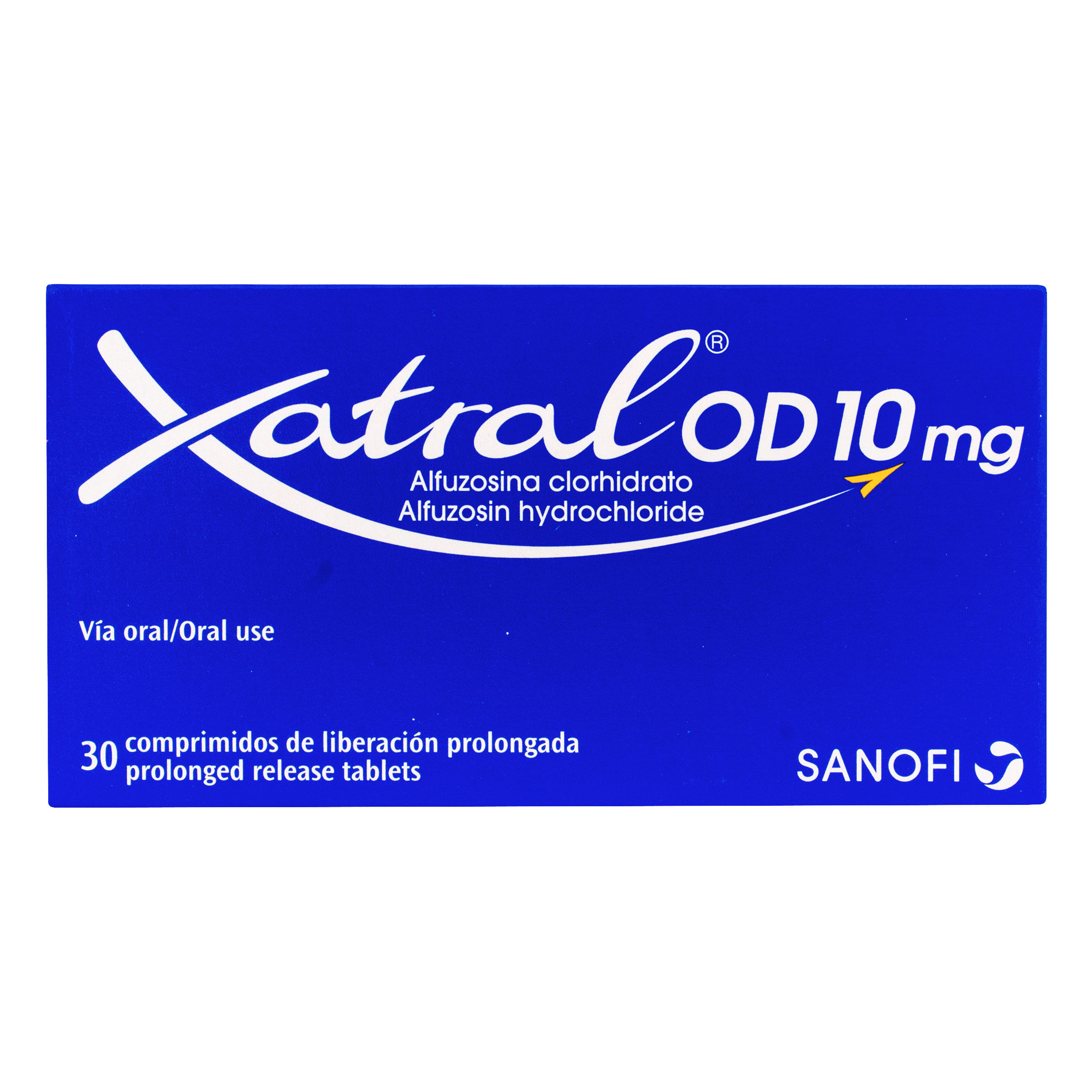 Xatral Od 10 Mg Sanofi Caja X 30 Comprimidos.