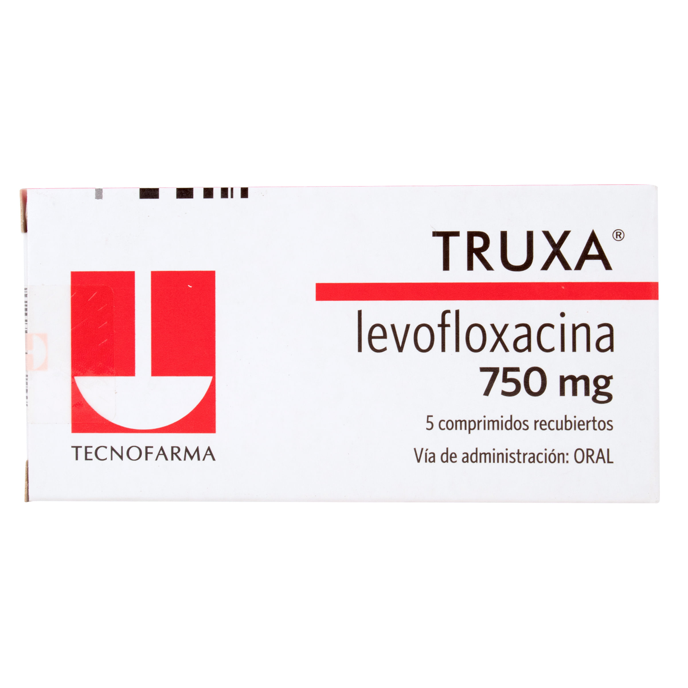 Truxa 750 Mg Tecnofarma Caja X 5 Comprimidos Recubiertos.