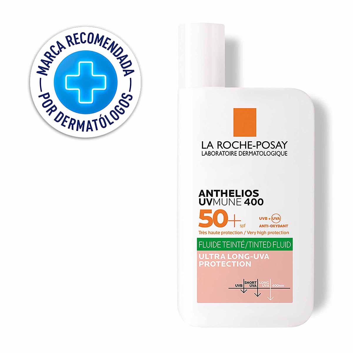 Fluido Color Oil Control SPF 50+ Anthelios La Roche Posay Frasco x 50 mL
