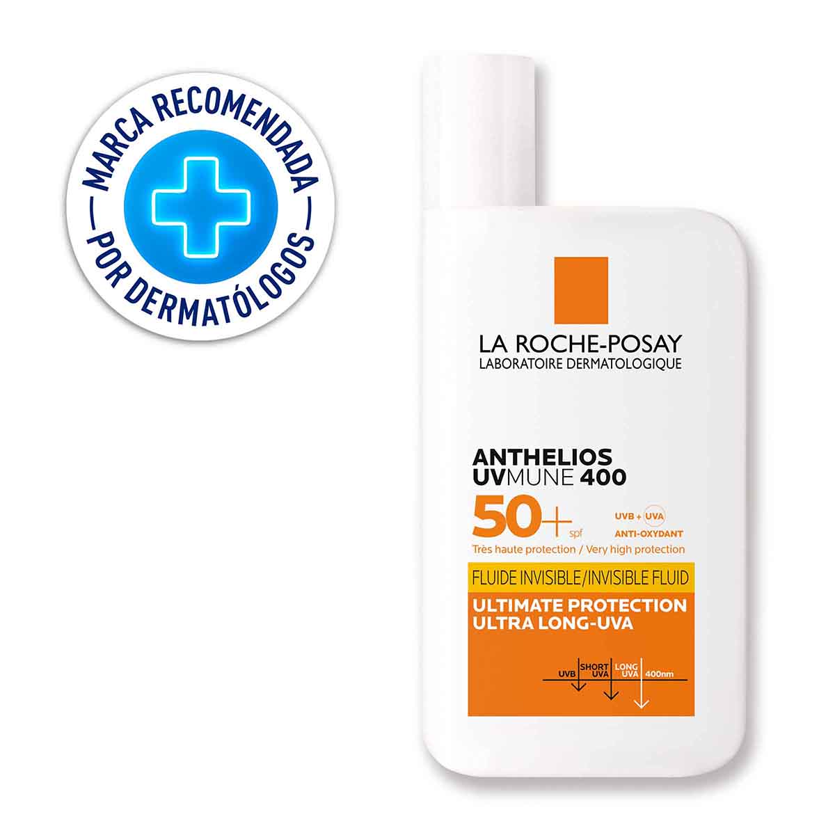 Fluido Com Cor SPF 50+ Anthelios con Color La Roche Posay Frasco x 50 mL