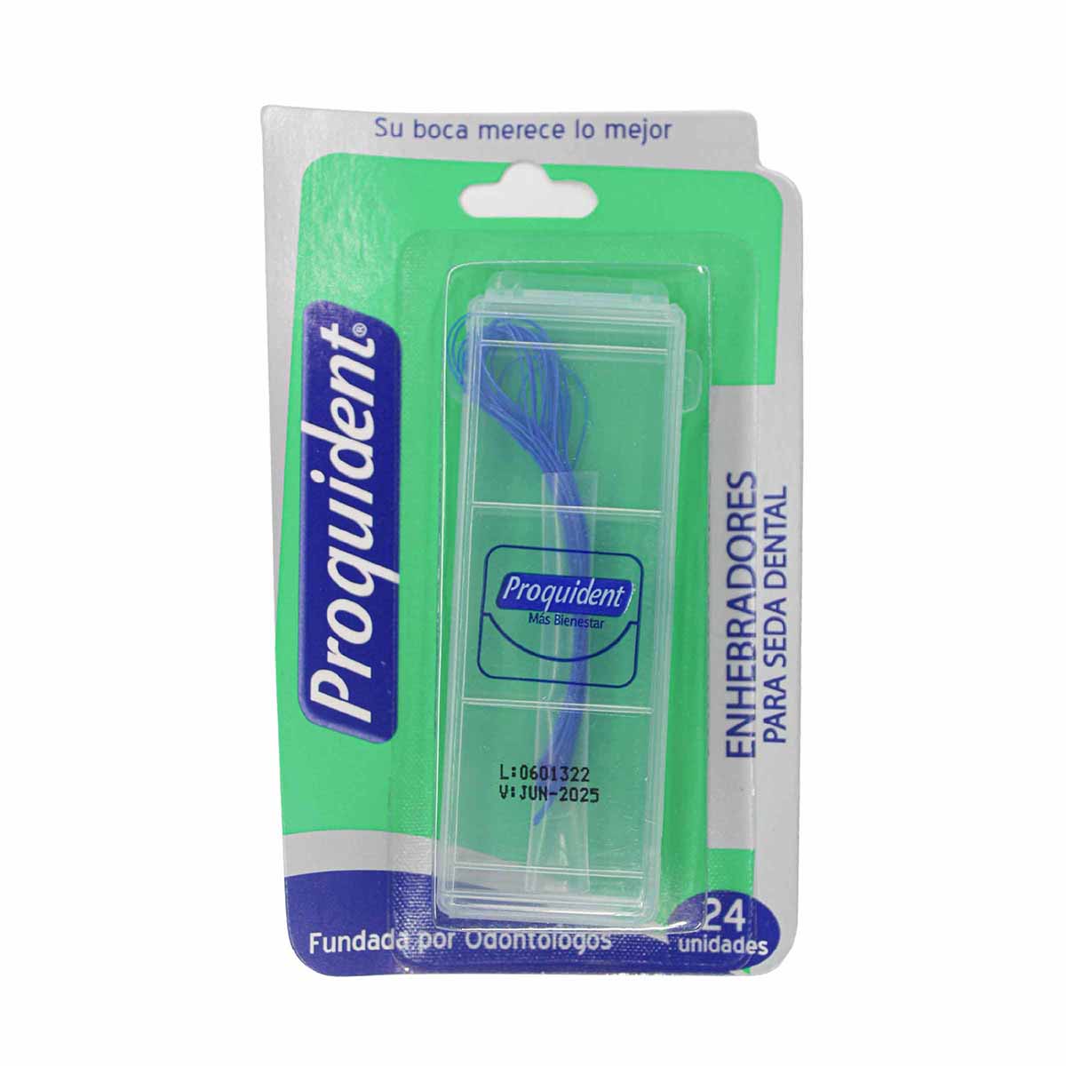 Enhebradores Proquident para Seda Dental Blister x 24 Uds.
