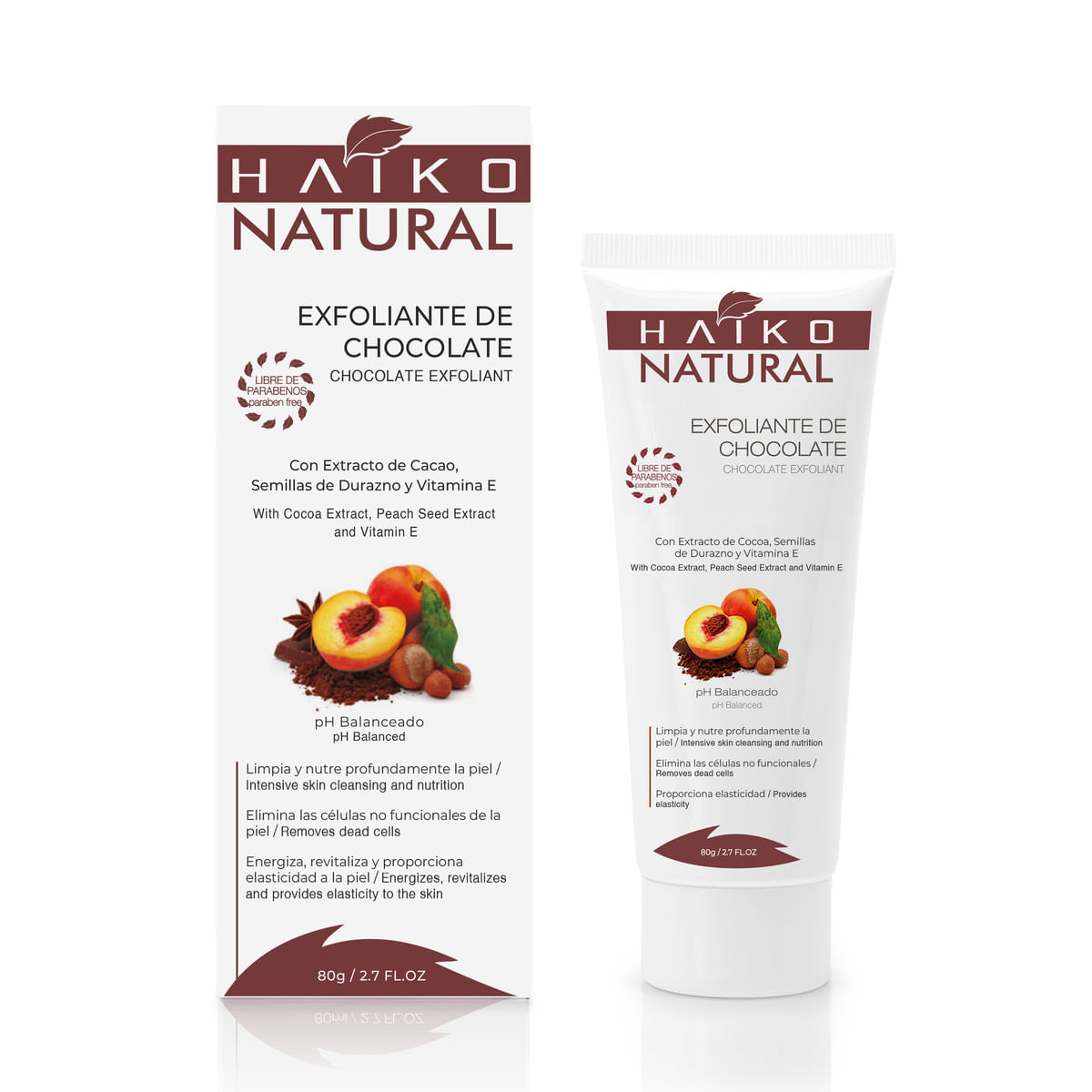 Exfoliante de Chocolate Haiko Natural Tubo x 80 g