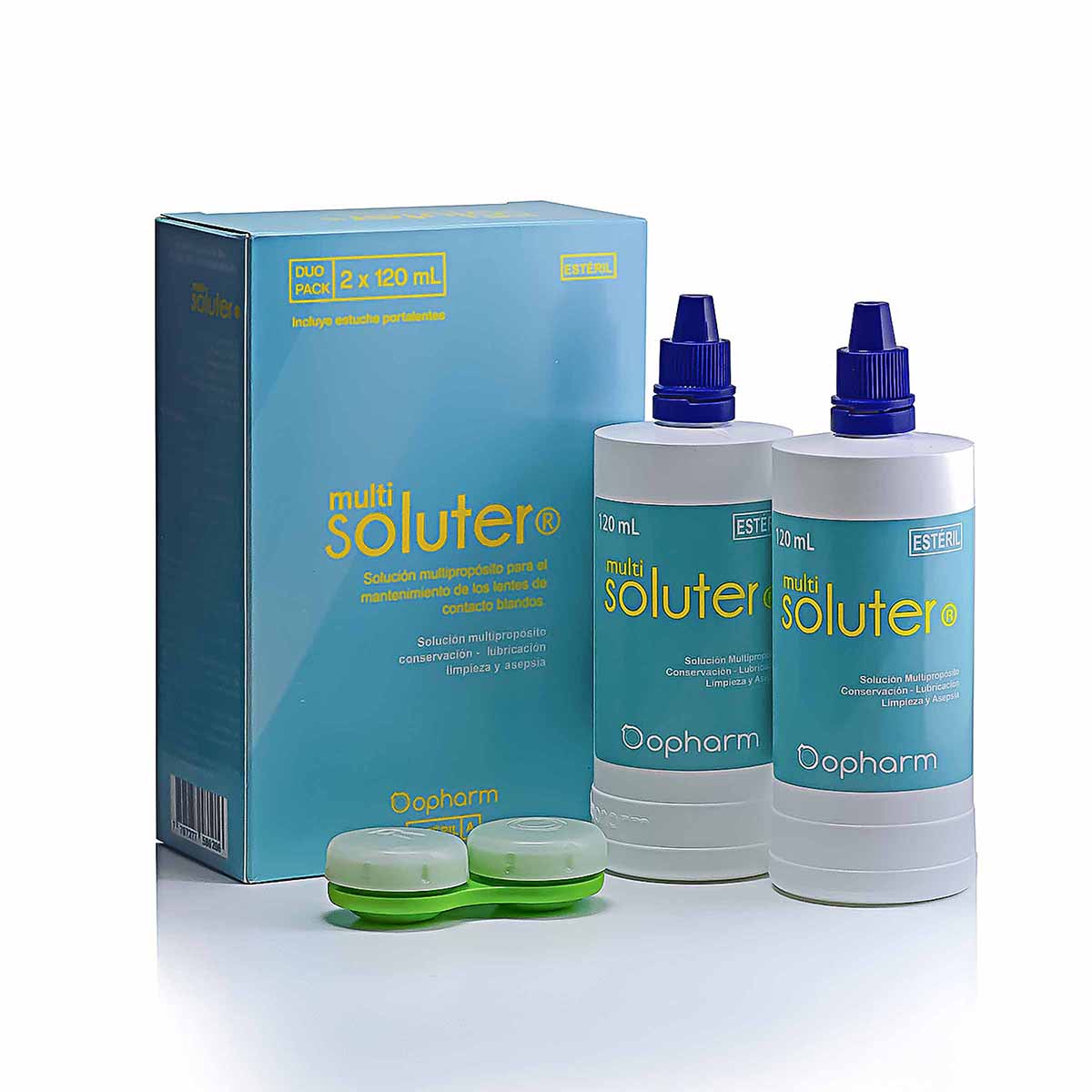 Multi Soluter Opharm Frasco de 120 mL Caja x 2 uds