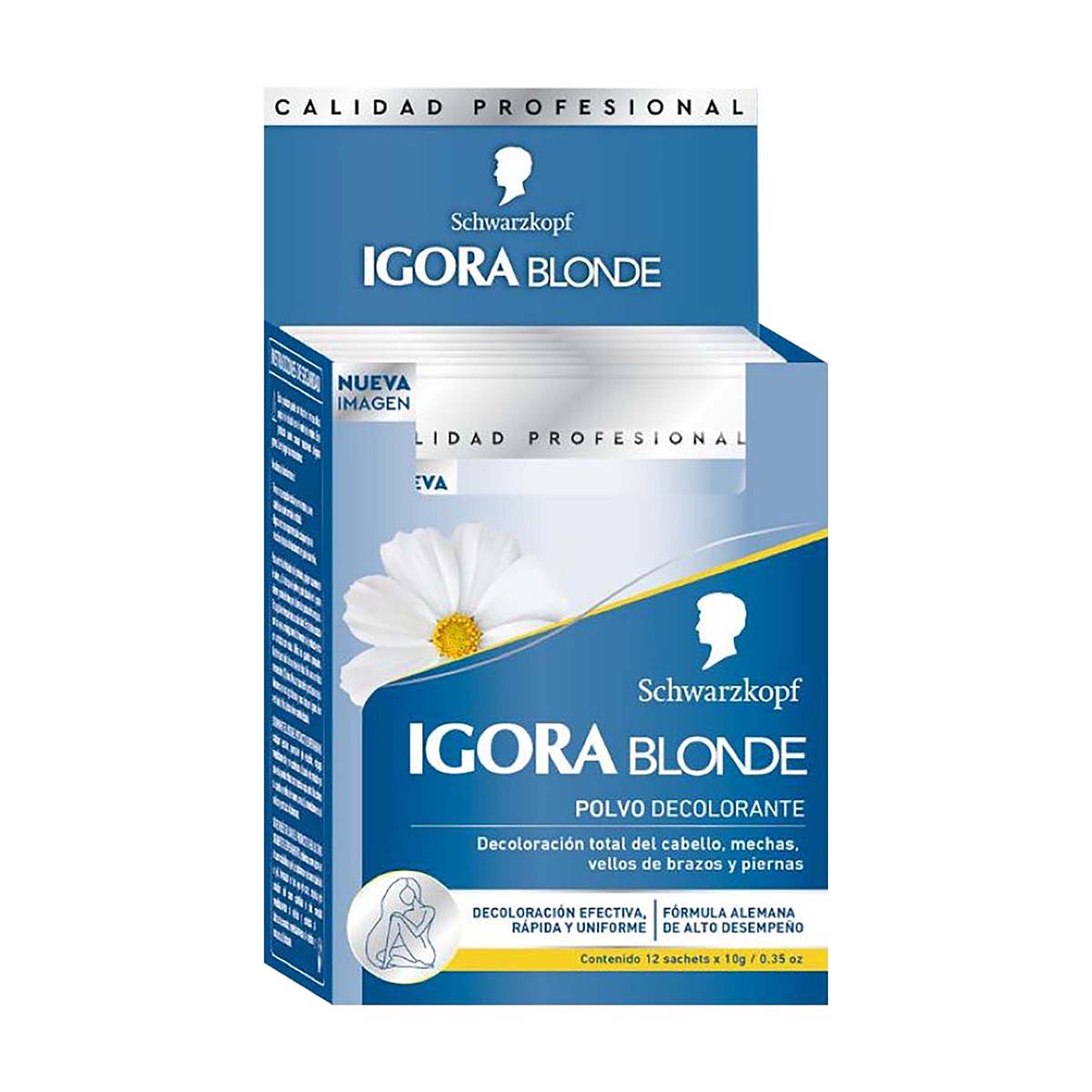 Polvo Decolorante Igora Blonde Sachet de 20 g Caja x 12 uds